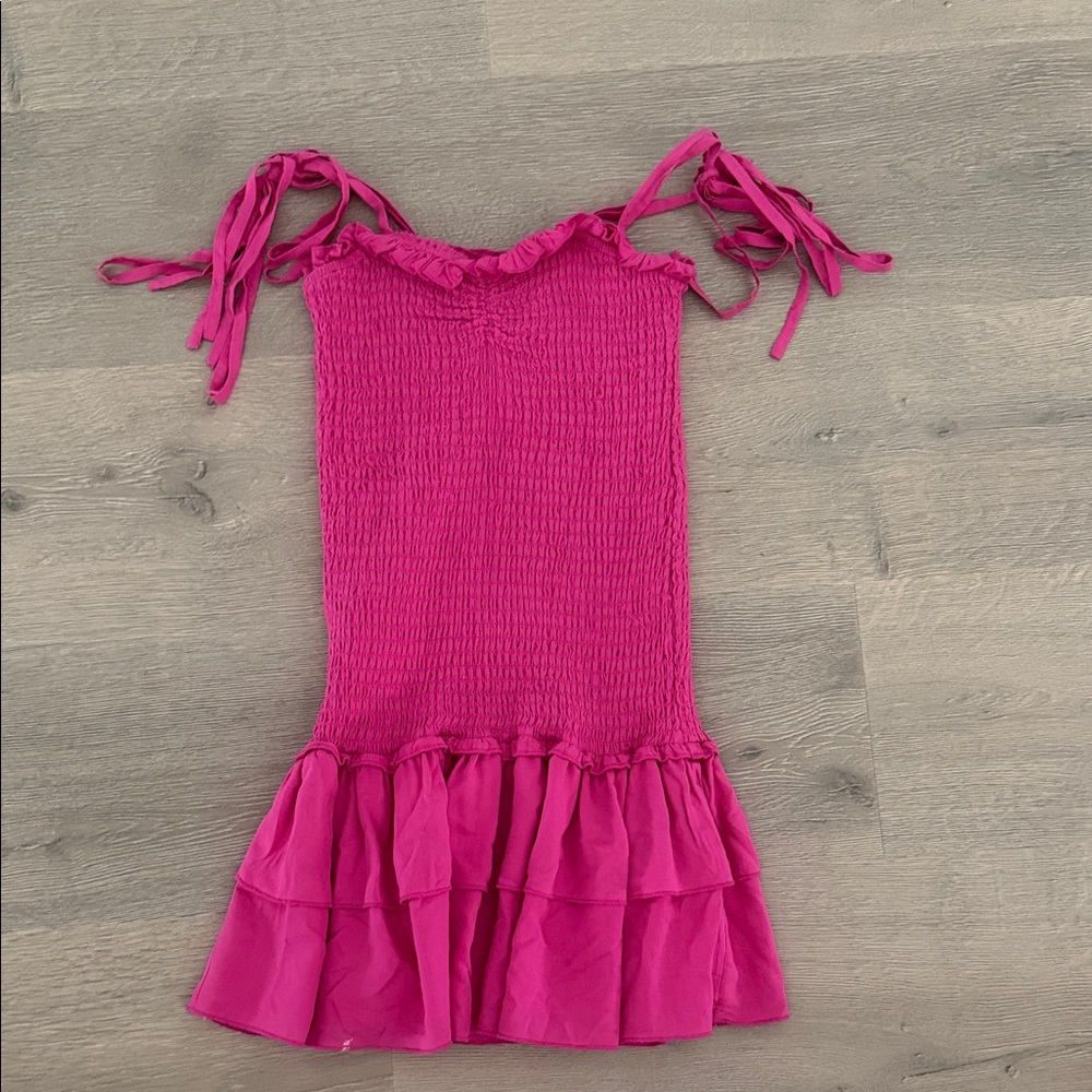 Katie J NYC Pink Casual Kids Dress